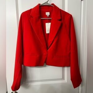 A New Day Crop Blazer Medium NWT